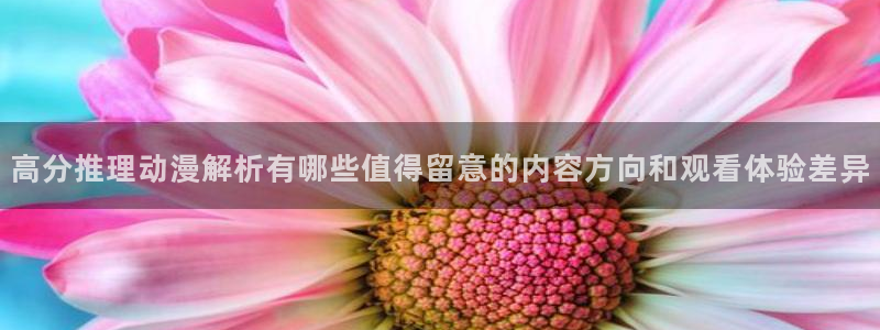 动漫连载大全：高分推理动漫解析有哪些值得留意的内容方向和观看体验差异