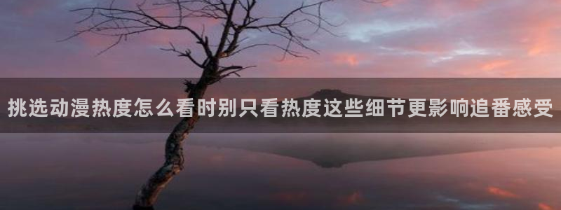 热门动漫：挑选动漫热度怎么看时别只看热度这些细节更影响追番感受